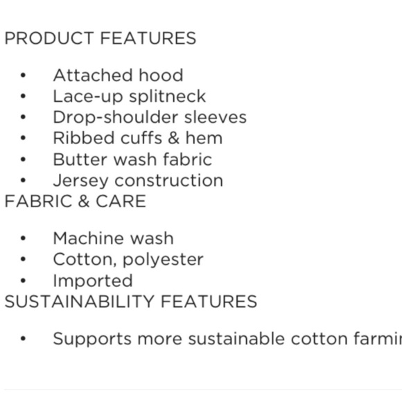 SO Peach XL lace up hoodie and high rise dolphin shorts both NWT - Picture 4 of 16